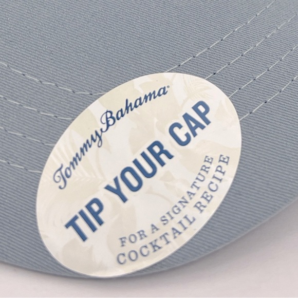 TOMMY BAHAMA CAP/HAT, 3D MARLON FISH LOGO IN RUBBER,TAUP-GREY HAT WITH GREY MESH - Picture 7 of 13